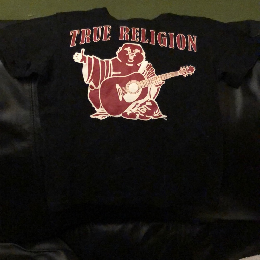 Boy 5s Black True Religion T-SHIRT